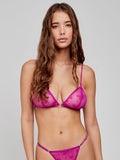 Soutien-gorge triangle sans armatures et sans coques