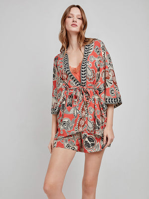 kimono imprimé