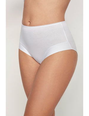 Pack 3 culottes coton taille haute