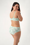 Soutien-gorge de maintien avec culotte haute imprimé